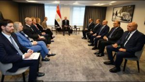 الرئيس عبد الفتاح السيسي يستقبل الممثلة العليا للاتحاد الأوروبي للشؤون الخارجية والسياسة الأمنية