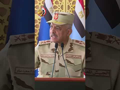 كلمة الفريق أول عبد المجيد صقر أثناء إجراء تفتيش الحرب لأحد تشكيلات المنطقة المركزية العسكرية hqdefaul 14