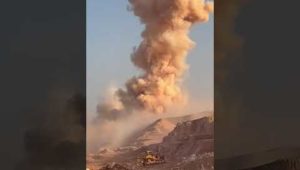 فى مصراقوى عملية تنفيذ طريق تفجير الجبال  مهندسين مصر لايعرفون المستحيل