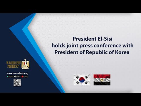 President El-Sisi holds joint press conference with President of Republic of Korea hqdefaul 67