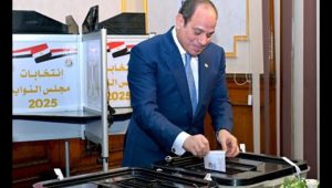 الرئيس عبد الفتاح السيسي يدلي بصوته في انتخابات مجلس النواب لعام ٢٠٢٥‎