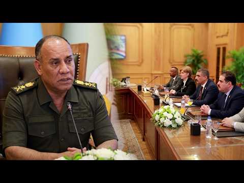 الفريق أشرف سالم زاهر يستقبل وفداً من أعضاء لجنة الدفاع والأمن القومى بمجلس النواب hqdefau 100