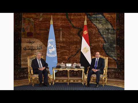 الرئيس عبد الفتاح السيسي يستقبل سكرتير عام الأمم المتحدة hqdefaul 69