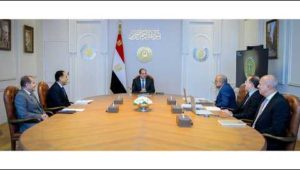 الرئيس عبد الفتاح السيسي يجتمع برئيس مجلس الوزراء ووزيري الكهرباء والطاقة المُتجددة والمالية