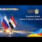 President El-Sisi Arrives in Russian Capital, Moscow