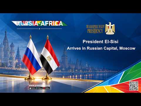 President El-Sisi Arrives in Russian Capital, Moscow hqdefaul 77